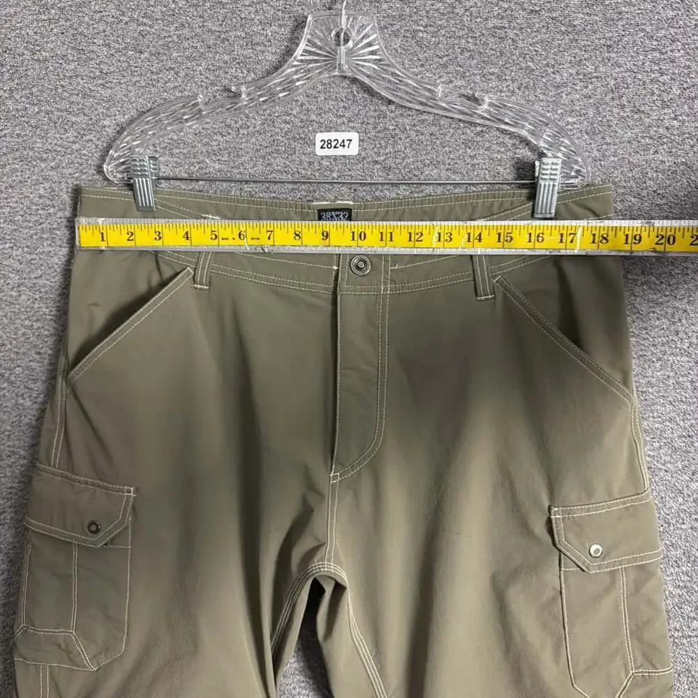 Kuhl Men's 38x32 Brown Renegade Convertible Stealth Zip Off Pants Outdoors Gear